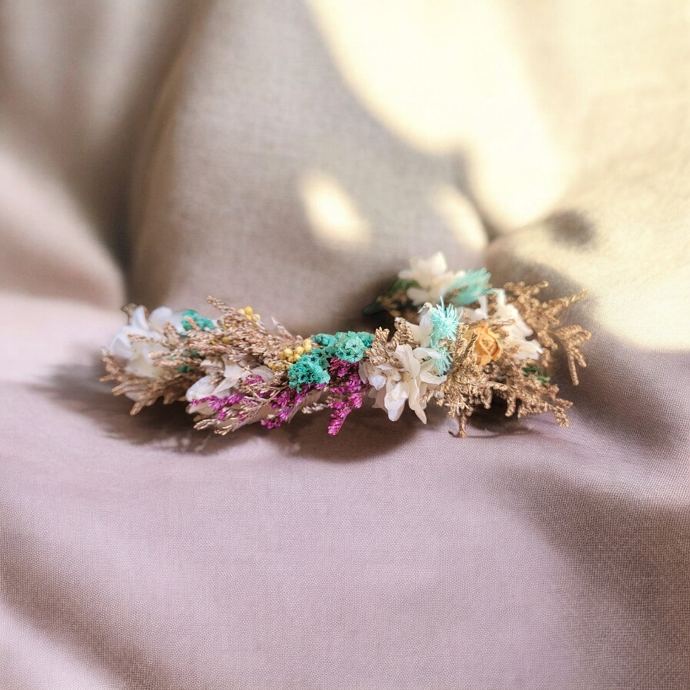 Real Flowers- Dried Floral Crown